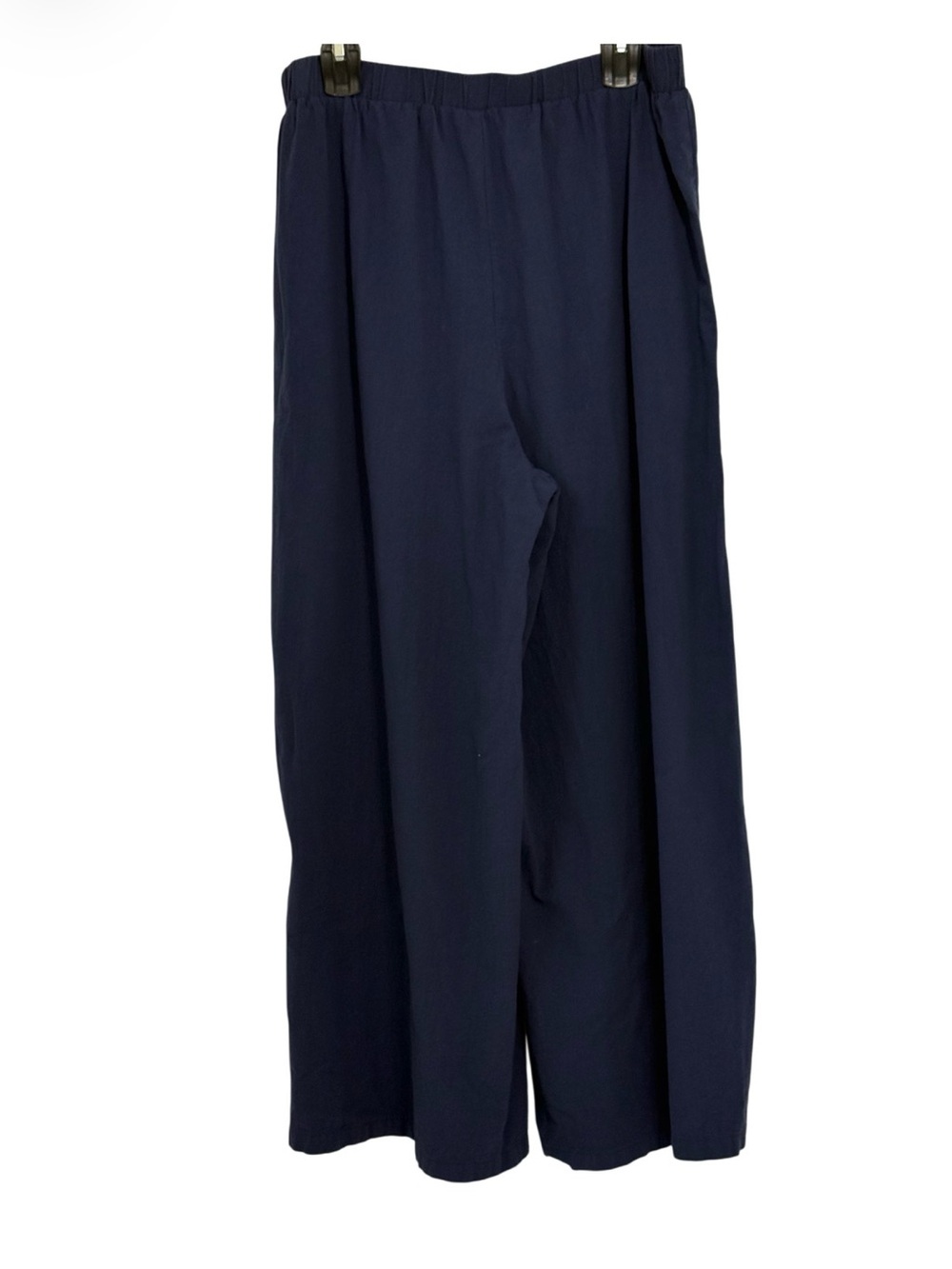 Emery Rose Navy Wide Leg Side Slit Pants XXL Casual Coastal - Picture 3 of 3
